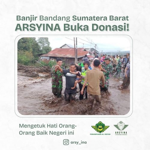 Banjir Bandang Sumatra Barat, Arsyina Buka Donasi